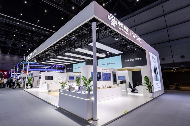 pg电子游戏官方网站vivo参加2024联通合作伙伴大会展台一览创新科技